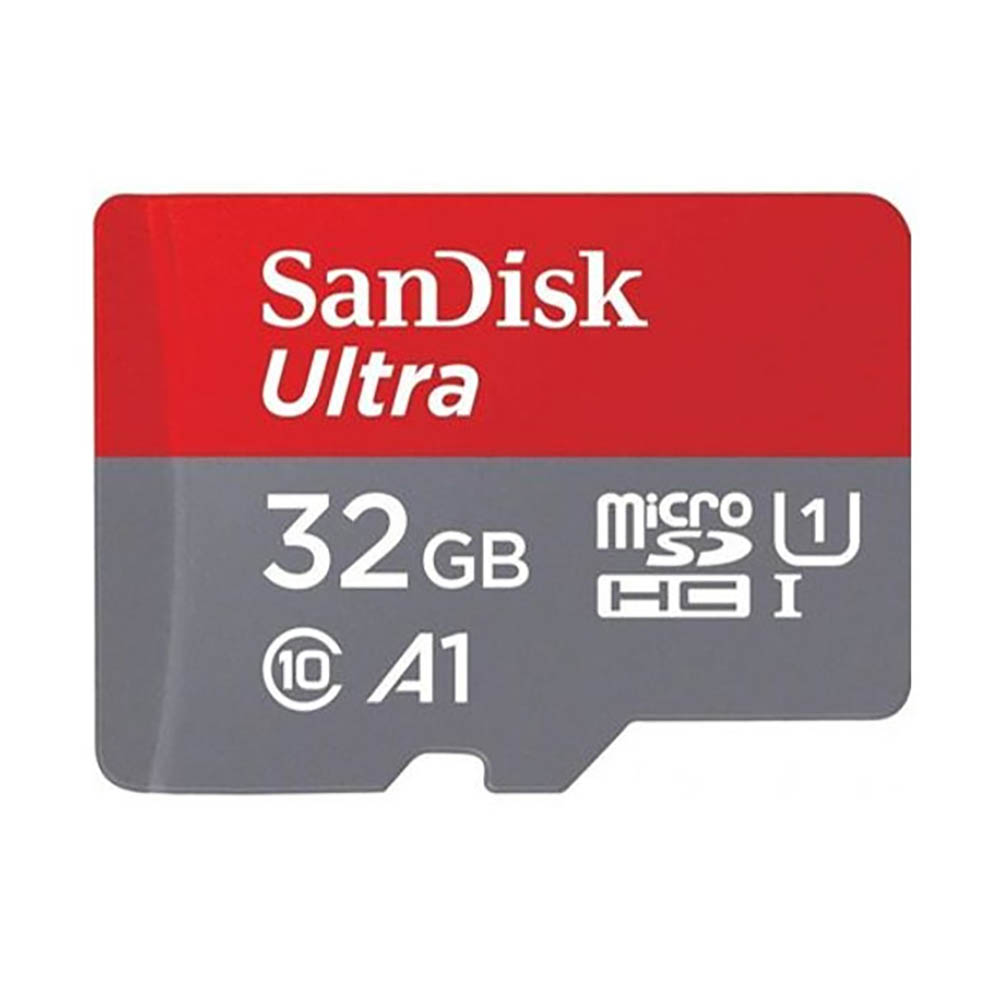 Image for SANDISK ULTRA MICRO SD MEMORY CARD 32GB RED from Office National Perth CBD