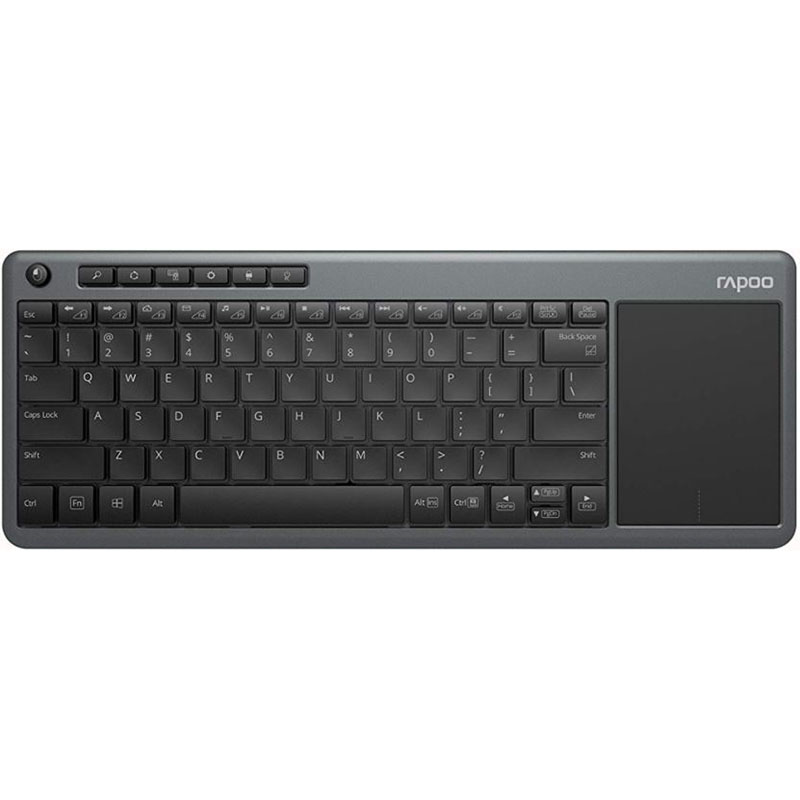 Image for RAPOO K2600 TOUCH KEYBOARD WIRELESS BLACK from Two Bays Office National