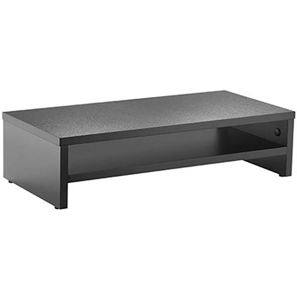 Image for BRATECK PARTICLE BOARD DESKTOP MONITOR STAND BLACK from Office National Kalgoorlie