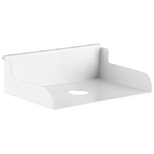 Image for BRATECK SLATWALL FILE HOLDER MATTE WHITE from Office National