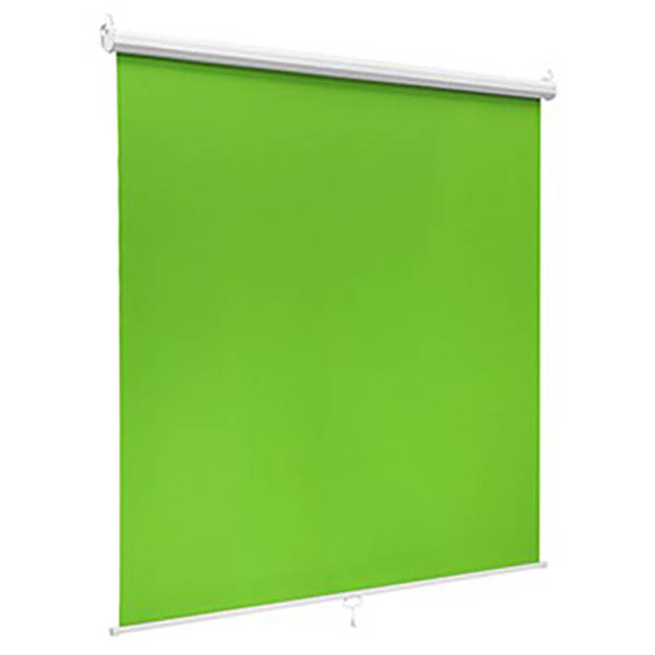 Image for BRATECK GREEN SCREEN BACKDROP WALL-MOUNTED 106 INCH 1800 X 2000MM from Paul John Office National