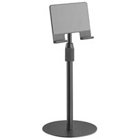 brateck height adjustable tabletop stand for tablets and phones black