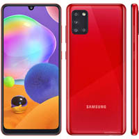 samsung galaxy a31 mobile phone 128gb 6.4 inch infinity display crush red