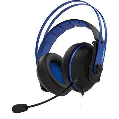 Image for ASUS CERBERUS V2 GAMING HEADSET BLACK/BLUE from Two Bays Office National