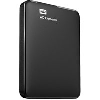 western digital elements portable hard drive 1tb black