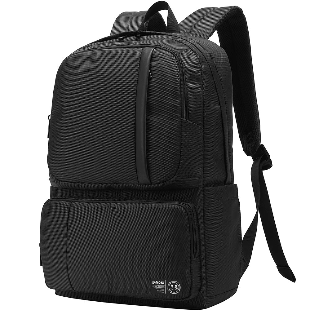 Image for MOKI RPET SERIES BACKPACK FITS 15.6 INCH LAPTOP BLACK from Connelly's Office National