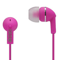 moki dots noise isolation earbuds pink