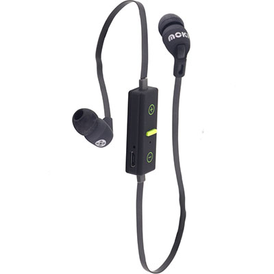 Image for MOKI EXO EVOLVE BLUETOOTH EARPHONES BLACK from OFFICE NATIONAL CANNING VALE