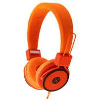 moki hyper headphones orange