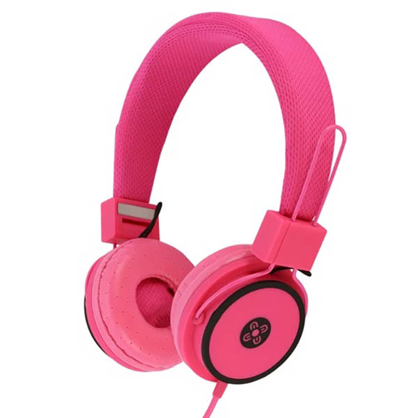 Image for MOKI HYPER HEADPHONES PINK from PaperChase Office National