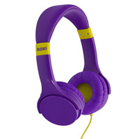 moki lil kids headphones purple