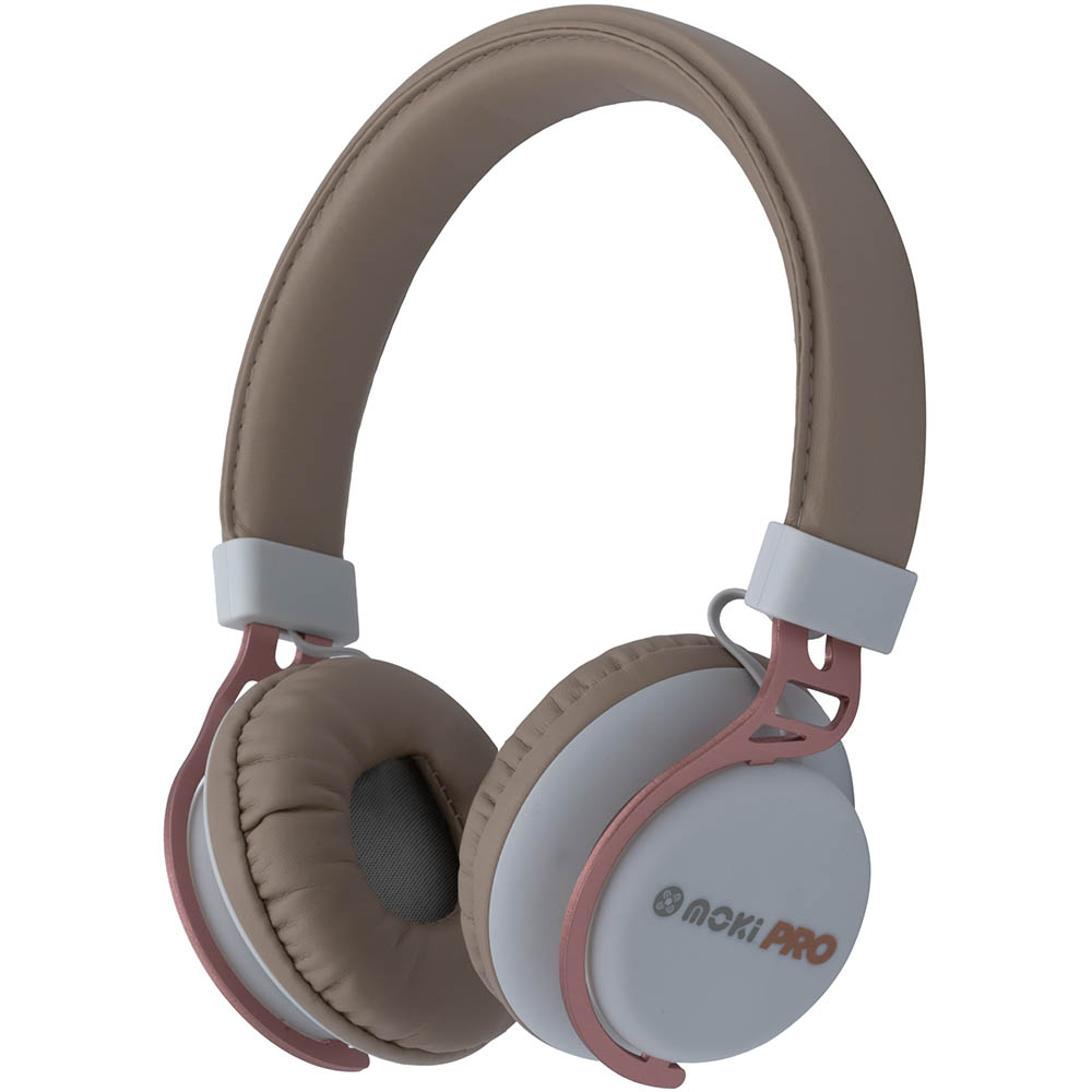 Image for MOKI PRO KUMO WIRELESS HEADPHONES ROSE GOLD from PaperChase Office National