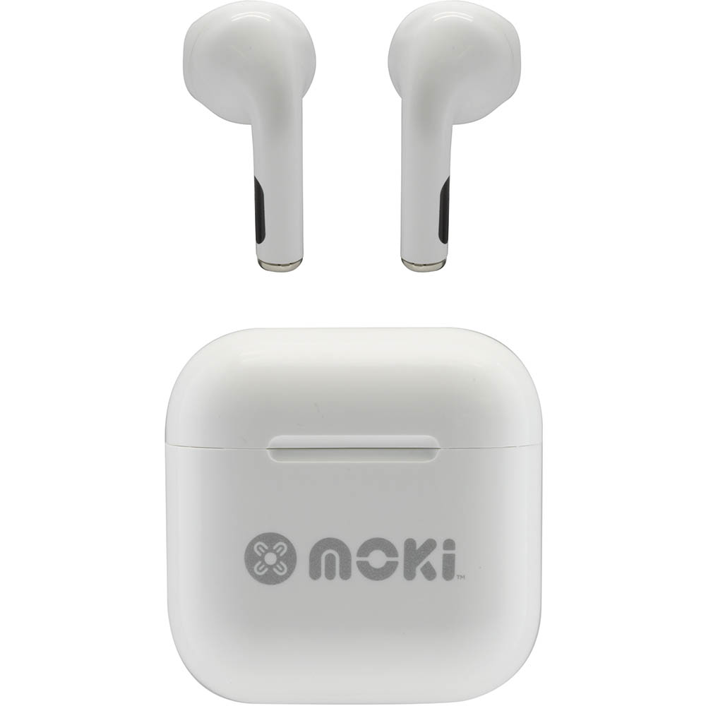 Image for MOKI PODS MINI WIRELESS EARPHONES WHITE from Discount Office National
