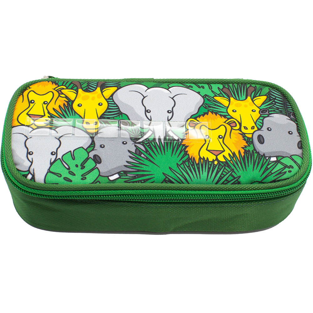 Image for MOKI GLITTER CRITTERS NAMEME PENCIL CASE JUNGLE from Surry Office National