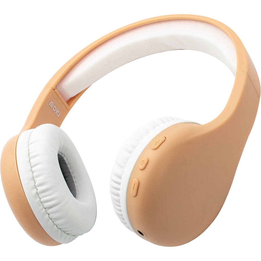 Image for MOKI LIFE HEADPHONES WIRELESS ROSE GOLD from Office National Sydney Stationery