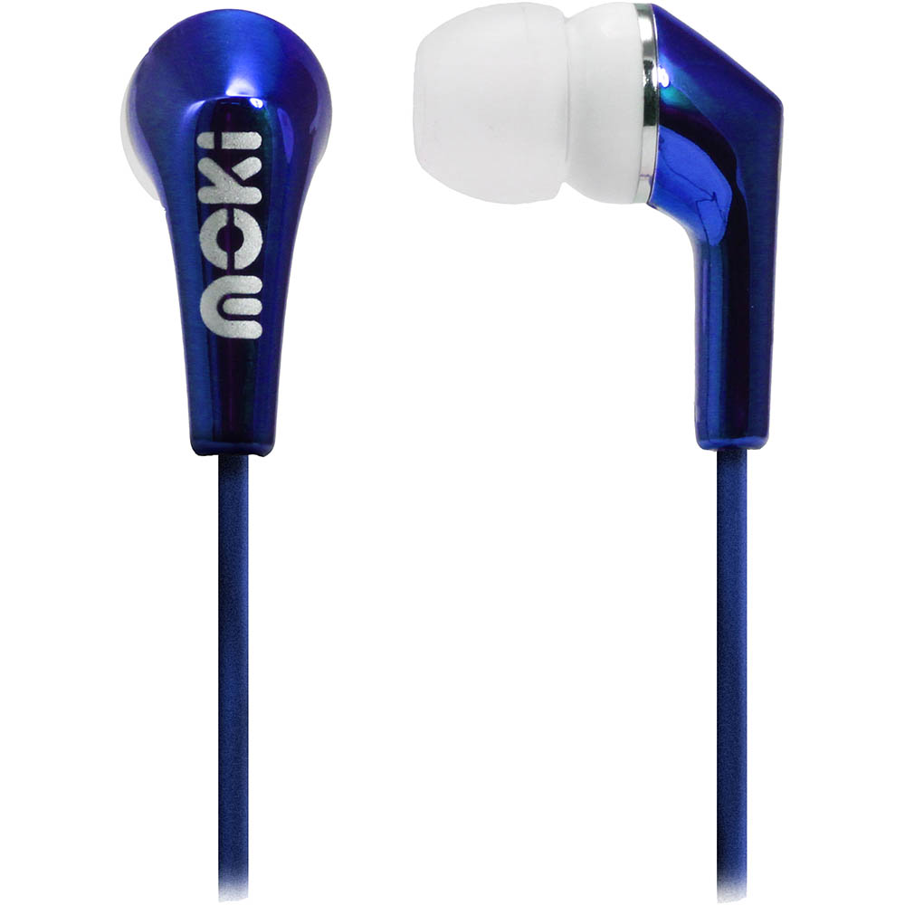 Image for MOKI LIFE METALLICS EARBUDS NOISE ISOLATING BLUE from Aztec Office National