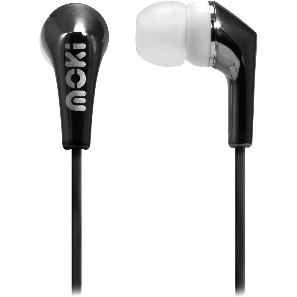 Image for MOKI LIFE METALLICS EARBUDS NOISE ISOLATING BLACK from Aztec Office National