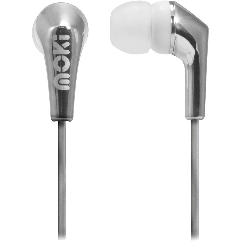 Image for MOKI LIFE METALLICS EARBUDS NOISE ISOLATING SILVER from Office National Barossa