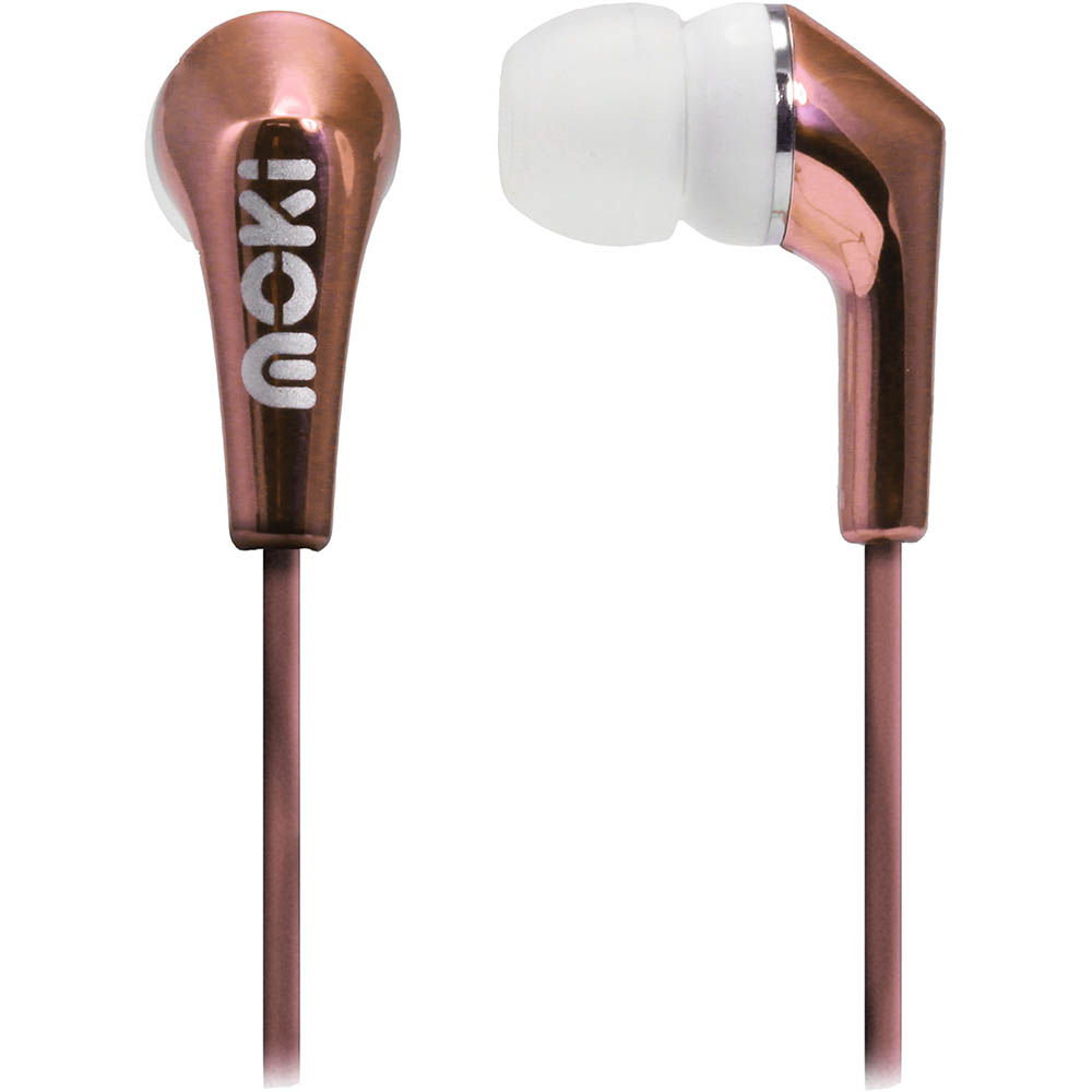 Image for MOKI LIFE METALLICS EARBUDS NOISE ISOLATING ROSE GOLD from PaperChase Office National