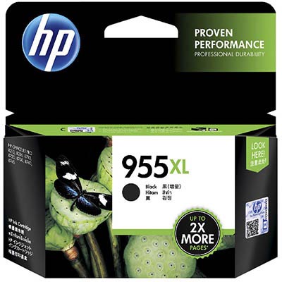 Image for HP L0S72AA 955XL INK CARTRIDGE HIGH YIELD BLACK from OFFICE NATIONAL CANNING VALE