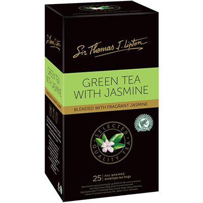 Image for SIR THOMAS LIPTON GREEN TEA WITH JASMINE TEA BAGS PACK 25 from Express Office National