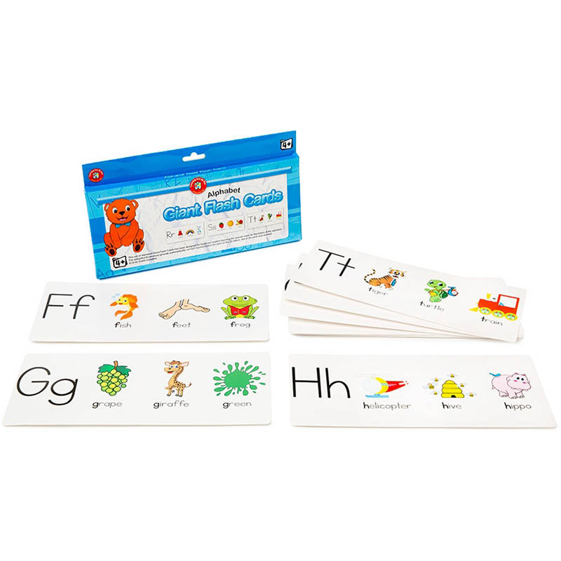 Image for EDUCATIONAL COLOURS FLASHCARDS ALPHABET GIANT from Copylink Office National
