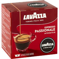 lavazza a modo mio espresso coffee capsules passionale pack 16