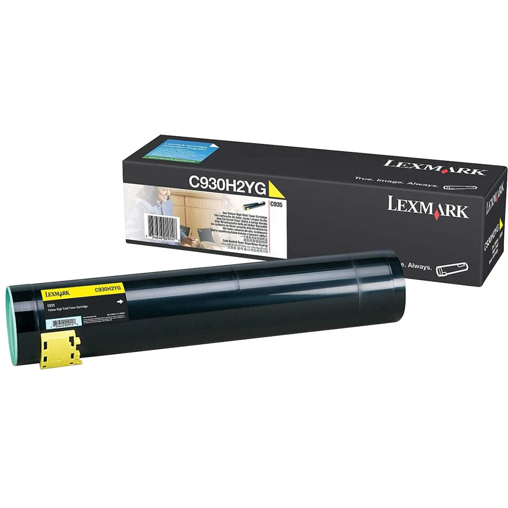 Image for LEXMARK C935 TONER CARTRIDGE YELLOW from Office National