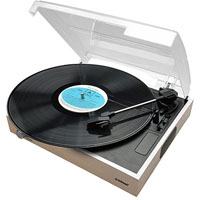 mbeat wooden style usb turntable recorder
