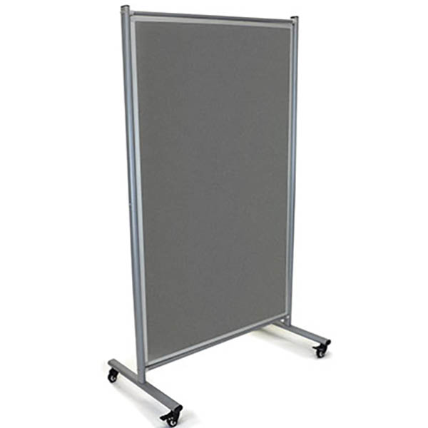 Image for VISIONCHART MODULO MOBILE SCREEN DOUBLE SIDED VELOUR FABRIC 1800 X 1000MM KOALA from Angletons Office National