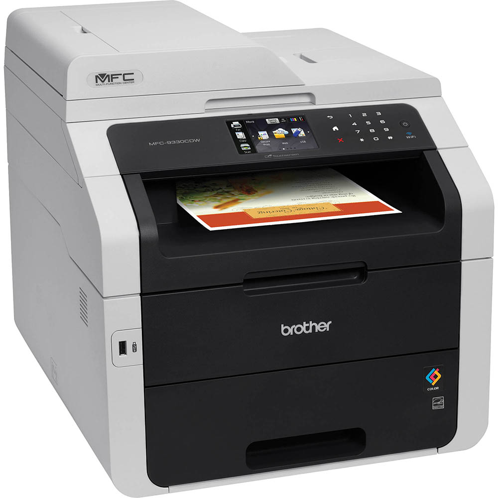 Image for BROTHER MFC-9330CDW WIRELESS MULTIFUNCTION COLOUR LASER PRINTER A4 from Two Bays Office National