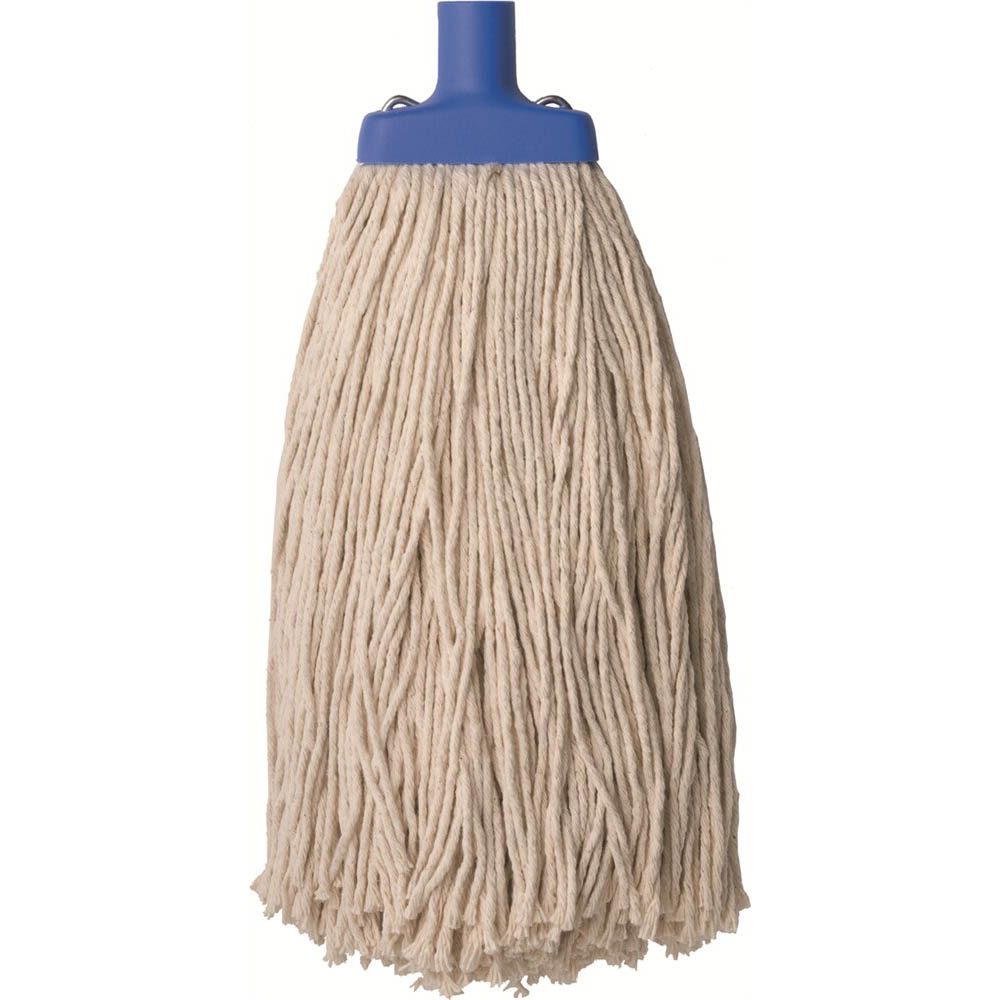 Image for OATES COLOUR CODE COTTON MOP HEAD 300G BLUE from Office National Barossa