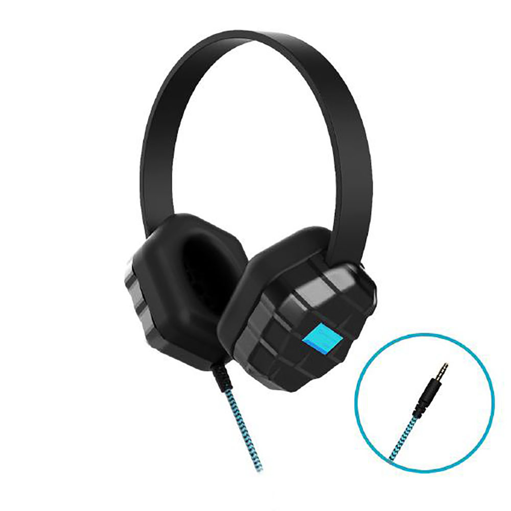 Image for GUMDROP DROPTECH HEADPHONES B1 KIDS RUGGED 3MM BLACK from Office National