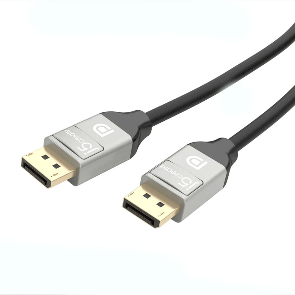 Image for J5CREATE 4K DISPLAYPORT TO DISPLAYPORT 1.8M CABLE BLACK from Surry Office National