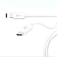 j5create coaxial cable type-c 3.1 to usb type-c 700mm white
