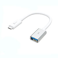 j5create usb-c 3.1 type-c to usb a type a adapter white