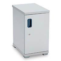 lapcabby mobile phone cabinet usb single door lyte 20 7 inches silver