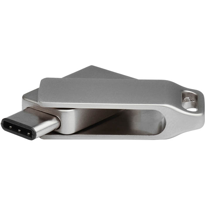 Image for SHINTARO OTG POCKET DISK DRIVE USB-C 3.0 128GB GREY from Aztec Office National