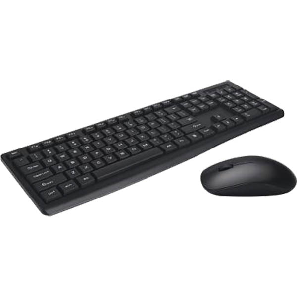 Image for SHINTARO WIRELESS KEYBOARD AND MOUSE COMBO BLACK from PaperChase Office National