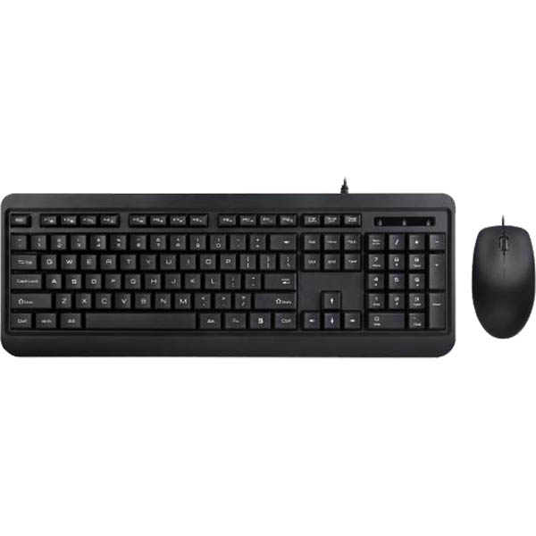 Image for SHINTARO SH-KBM-02 WIRED KEYBOARD AND MOUSE COMBO BLACK from Coleman's Office National
