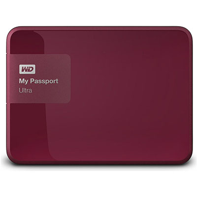 Image for WESTERN DIGITAL MY PASSPORT PORTABLE HARD DISK DRIVE 3TB BERRY from Two Bays Office National