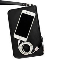 modena re-charge accessory case with wrist strap black