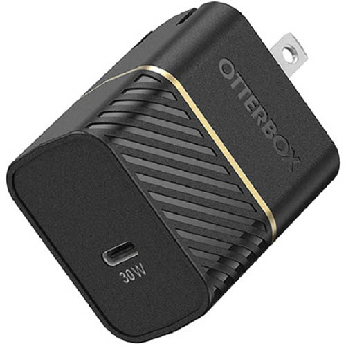Image for OTTERBOX 30W USB-C FAST CHARGE WALL CHARGER BLACK SHIMMER from Two Bays Office National