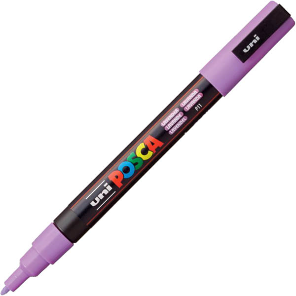 Image for POSCA PC-3M PAINT MARKER BULLET FINE 1.3MM LAVENDER from Angletons Office National