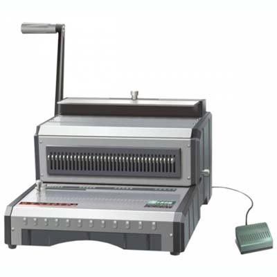 Image for QUPA D310 ELECTRIC BINDING MACHINE WIRE COMB GREY from Two Bays Office National