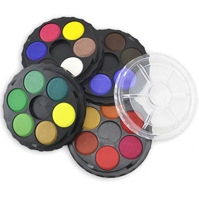 Image for KOH-I-NOOR WATERCOLOUR PAINT DISC ASSORTED PACK 24 from Surry Office National