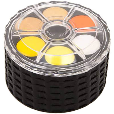 Koh I Noor Watercolour Paint Disc, Round Plastic Coloured Discs