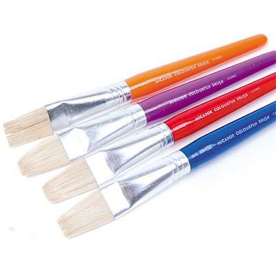Image for MICADOR COLOURFUN BRUSH FLAT PACK 4 from Surry Office National