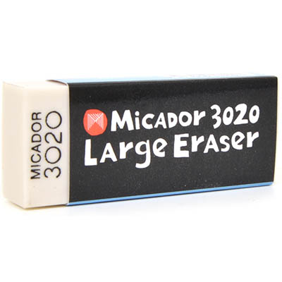Image for MICADOR PLASTIC ERASER LARGE WHITE from OFFICE NATIONAL CANNING VALE