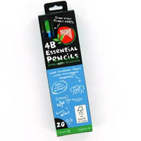 micador essential pencils pure 4b box 20